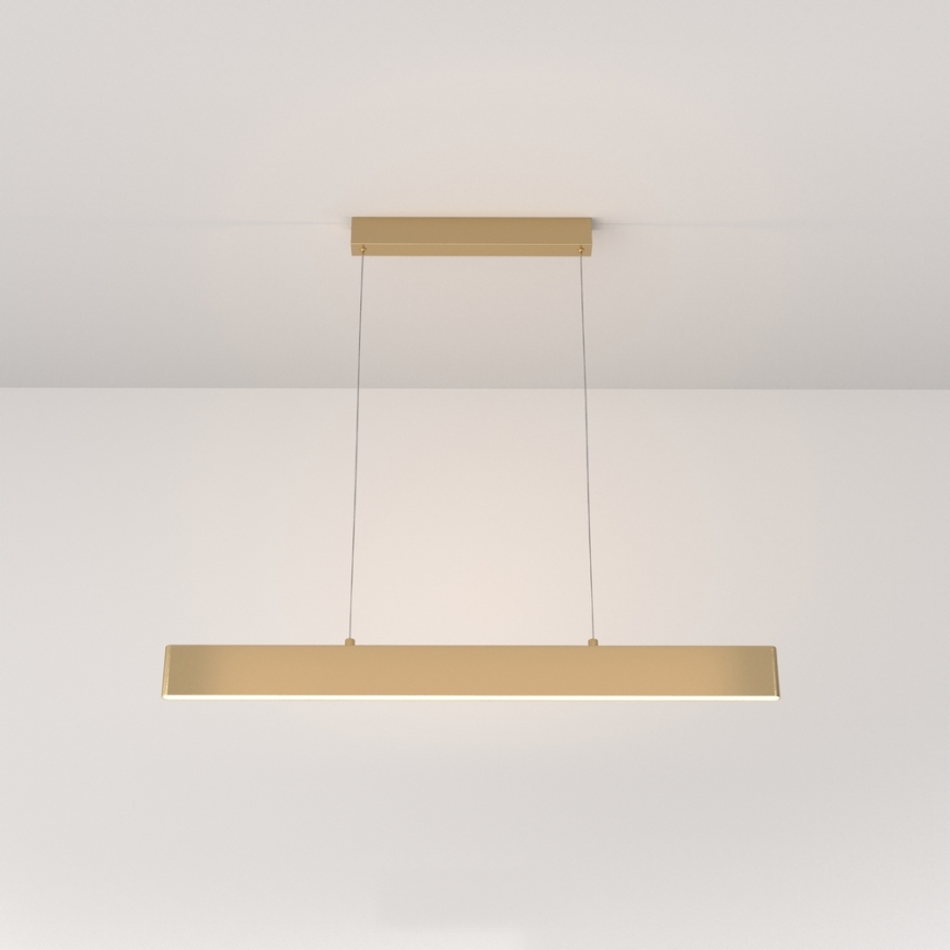 Maytoni P010PL-L23G3K - LED Luster na lanku STEP LED/23W/230V 3000K 91 cm zlatá