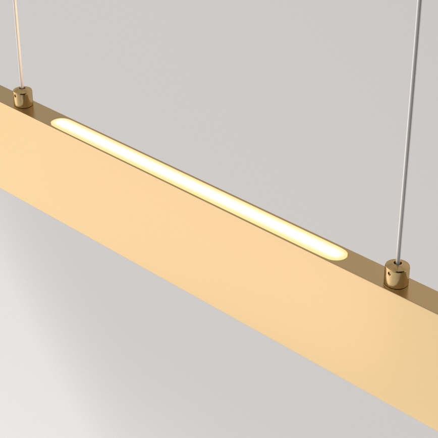 Maytoni P010PL-L23G3K - LED Luster na lanku STEP LED/23W/230V 3000K 91 cm zlatá
