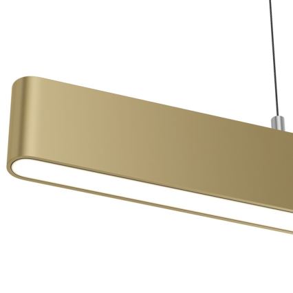 Maytoni P010PL-L23G3K - LED Luster na lanku STEP LED/23W/230V 3000K 91 cm zlatá