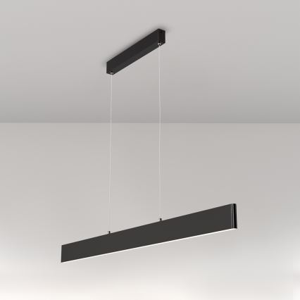 Maytoni P010PL-L30B4K - LED Luster na lanku STEP LED/30W/230V 4000K 118,5 cm čierna