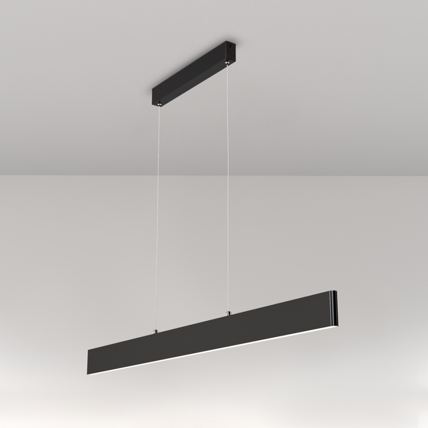 Maytoni P010PL-L30B4K - LED Luster na lanku STEP LED/30W/230V 4000K 118,5 cm čierna