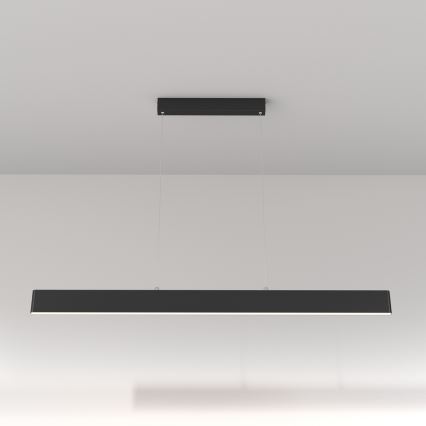 Maytoni P010PL-L30B4K - LED Luster na lanku STEP LED/30W/230V 4000K 118,5 cm čierna