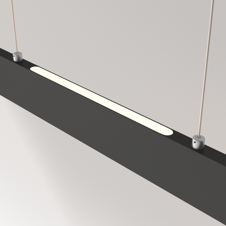 Maytoni P010PL-L30B4K - LED Luster na lanku STEP LED/30W/230V 4000K 118,5 cm čierna