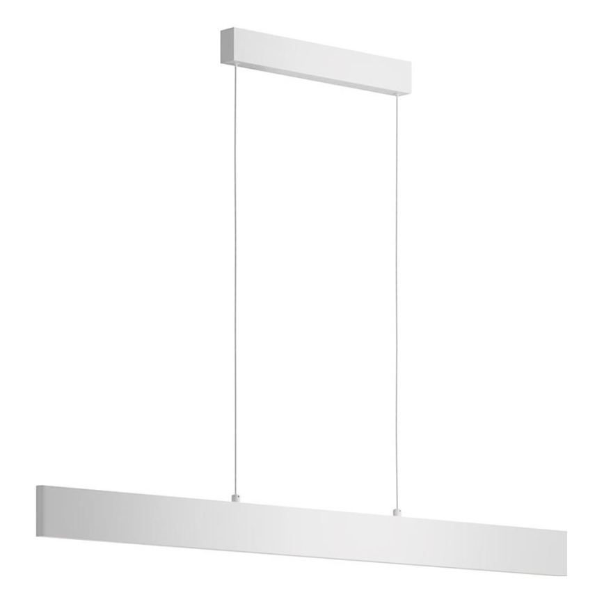 Maytoni P010PL-L30W4K - LED Luster na lanku STEP LED/30W/230V 4000K 118,5 cm biela