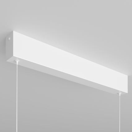 Maytoni P010PL-L30W4K - LED Luster na lanku STEP LED/30W/230V 4000K 118,5 cm biela