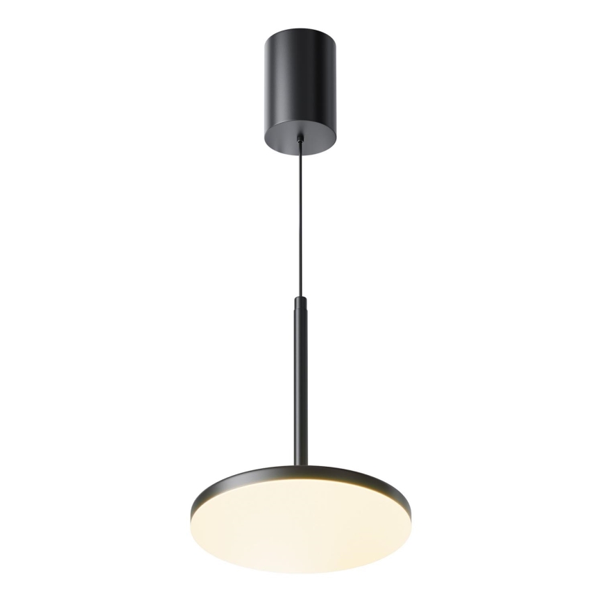Maytoni P076PL-L12W3K-B - LED Luster na lanku PLATO LED/12W/230V 3000K čierna