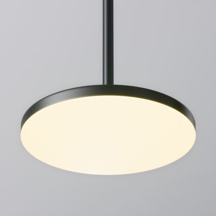 Maytoni P076PL-L12W3K-B - LED Luster na lanku PLATO LED/12W/230V 3000K čierna