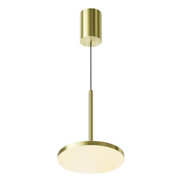 Maytoni P076PL-L12W3K-BS - LED Luster na lanku PLATO LED/12W/230V 3000K zlatá