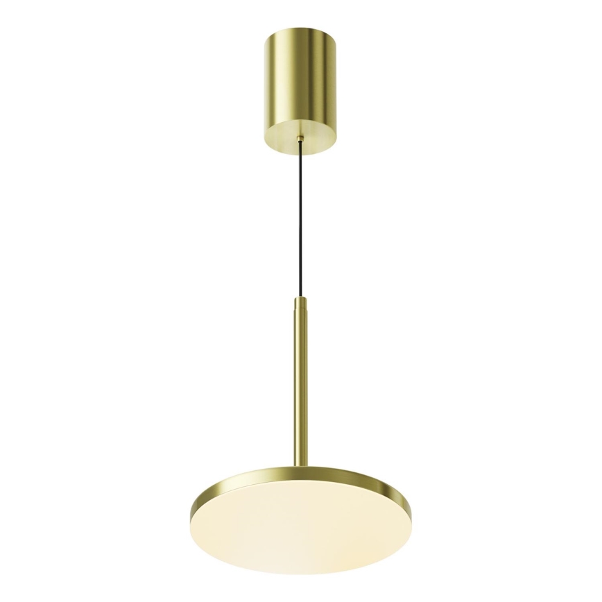 Maytoni P076PL-L12W3K-BS - LED Luster na lanku PLATO LED/12W/230V 3000K zlatá