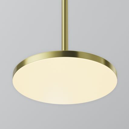 Maytoni P076PL-L12W3K-BS - LED Luster na lanku PLATO LED/12W/230V 3000K zlatá