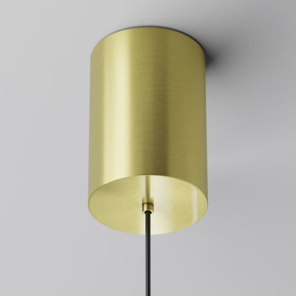 Maytoni P076PL-L12W3K-BS - LED Luster na lanku PLATO LED/12W/230V 3000K zlatá