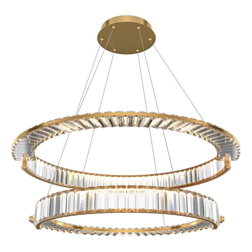 Maytoni P097PL-L90G4K - LED Luster na lanku KRONE LED/90W/230V CRI 90 pr. 80,5 cm zlatá