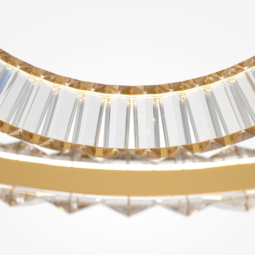 Maytoni P097PL-L90G4K - LED Luster na lanku KRONE LED/90W/230V CRI 90 pr. 80,5 cm zlatá