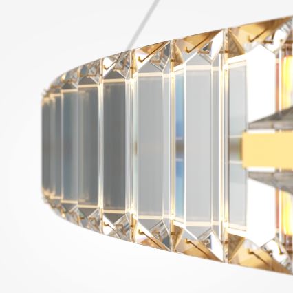 Maytoni P097PL-L90G4K - LED Luster na lanku KRONE LED/90W/230V CRI 90 pr. 80,5 cm zlatá