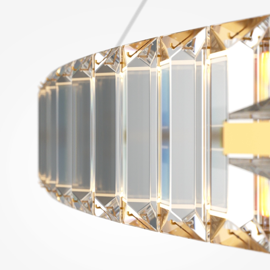 Maytoni P097PL-L90G4K - LED Luster na lanku KRONE LED/90W/230V CRI 90 pr. 80,5 cm zlatá