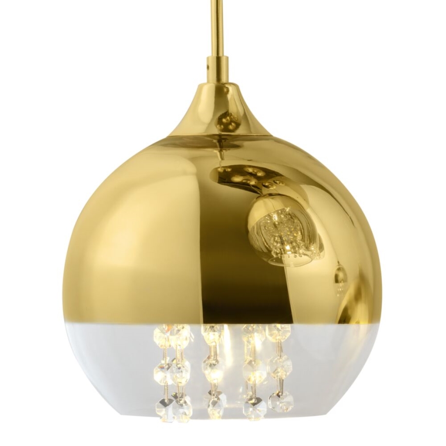 Maytoni P140-PL-170-5-G - Luster na lanku FERMI 5xE27/60W/230V zlatá