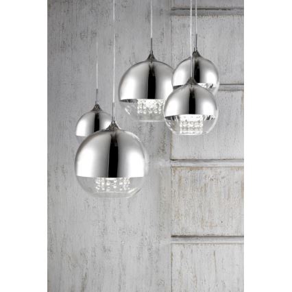 Maytoni P140-PL-170-5-N - Luster na lanku FERMI 5xE27/60W/230V lesklý chróm