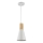 Maytoni P359-PL-140-W - Luster na lanku BICONES 1xE27/60W/230V pr. 14 cm biela/béžová