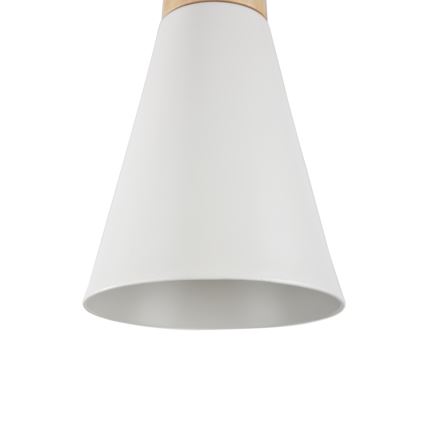 Maytoni P359-PL-140-W - Luster na lanku BICONES 1xE27/60W/230V pr. 14 cm biela/béžová