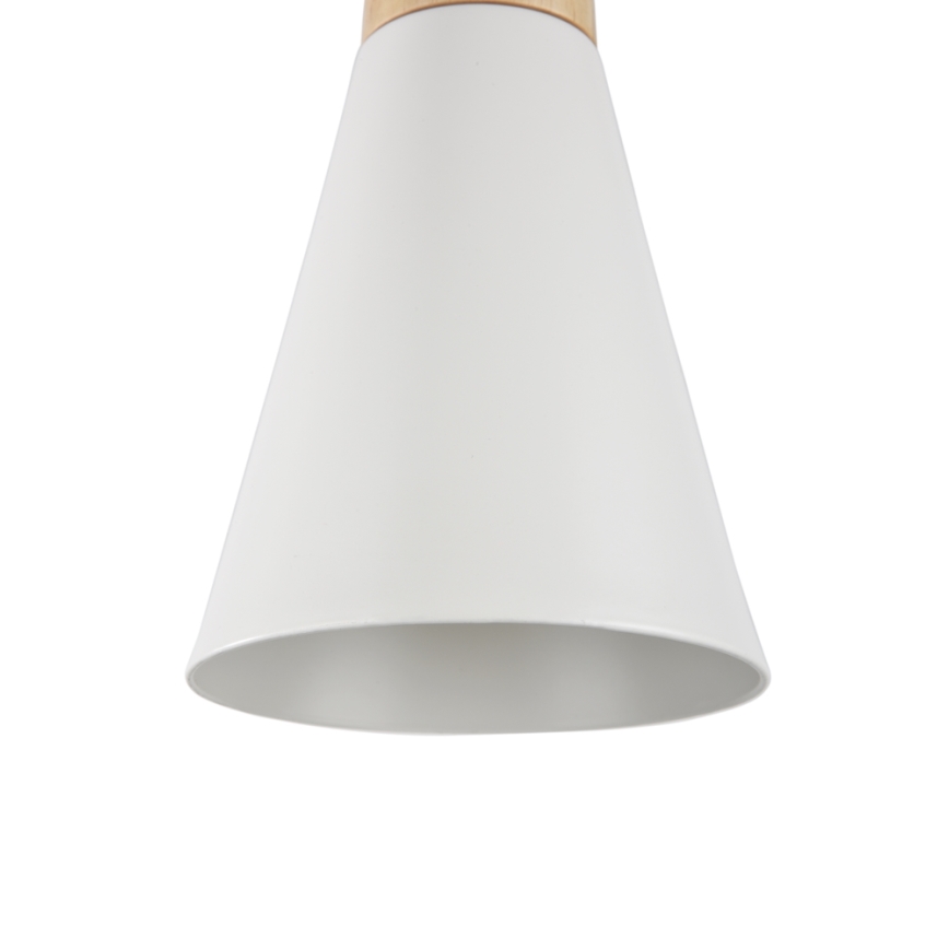 Maytoni P359-PL-140-W - Luster na lanku BICONES 1xE27/60W/230V pr. 14 cm biela/béžová