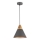 Maytoni P359-PL-220-C - Luster na lanku BICONES 1xE27/60W/230V pr. 22 cm šedá/béžová