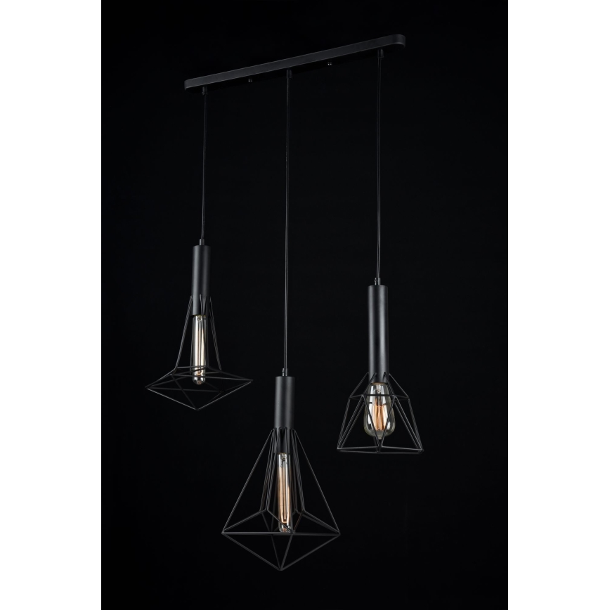 Maytoni T021-03-B - Luster na lanku SPIDER 3xE27/60W/230V