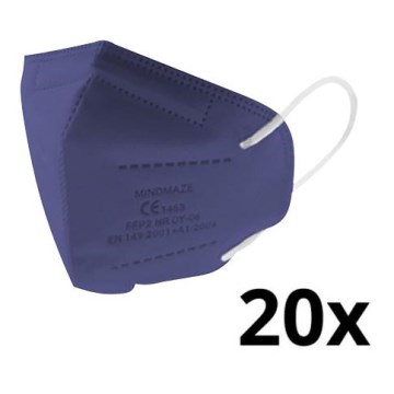 Media Sanex Respirátor detská veľkosť FFP2 NR Dark blue 20ks