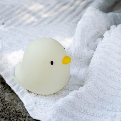 MegaLight - LED RGB Nabíjacia detská dotyková lampa do vane SWIMMY DUCK LED/5V IP67