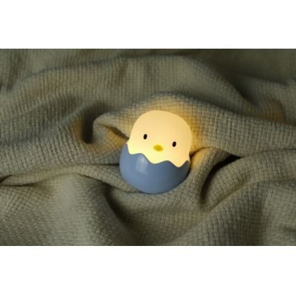 MegaLight - LED RGB Stmievateľná nabíjacia detská dotyková lampa EGGY EGG LED/5V