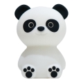 MegaLight - LED RGB Stmievateľná nabíjacia detská dotyková lampa PADDY PANDA LED/5V