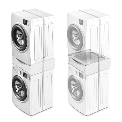 Meliconi 656112 - Medzikus pre práčku a sušičku s vysúvacím úložným priestorom 28 l biela