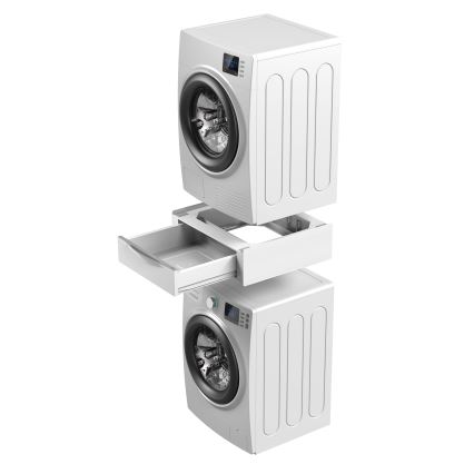 Meliconi 656112 - Medzikus pre práčku a sušičku s vysúvacím úložným priestorom 28 l biela