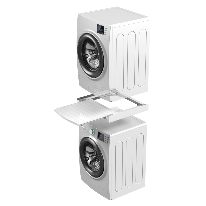 Meliconi 656113 - medzikus pre práčku a sušičku s výsuvom 70 cm, biely