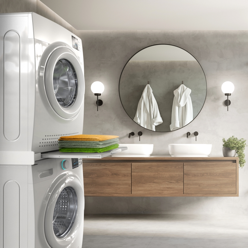 Meliconi 656114 - Stohovací nadstavec pre práčku a sušičku 70 cm biely