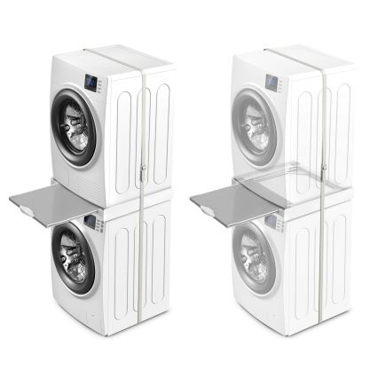 Meliconi 656114 - Stohovací nadstavec pre práčku a sušičku 70 cm biely