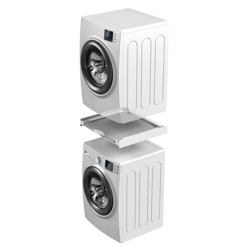 Meliconi 656114 - Stohovací nadstavec pre práčku a sušičku 70 cm biely