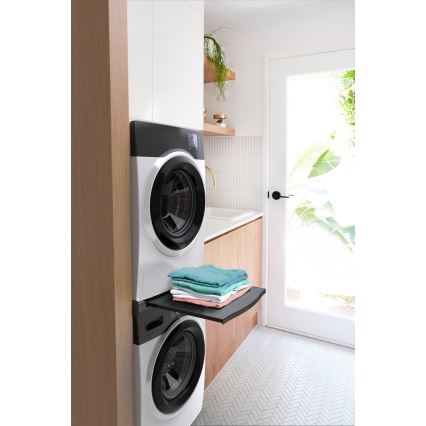 Meliconi 656136 - Medzikus pre práčku a sušičku s vysúvacou zásuvkou 60 cm, čierny