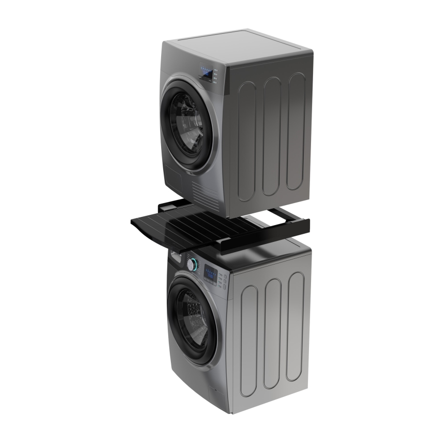 Meliconi 656136 - Medzikus pre práčku a sušičku s vysúvacou zásuvkou 60 cm, čierny