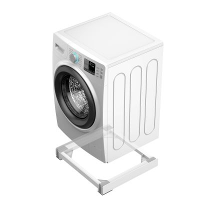 Meliconi 656146 - Antivibračná podložka pod práčku s výsuvnými kolieskami, 61 cm, biela