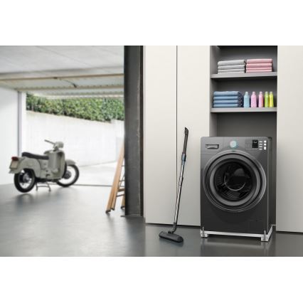 Meliconi 656149 - Antivibračná podložka pod práčku s výsuvnými kolieskami, 47 cm, biela