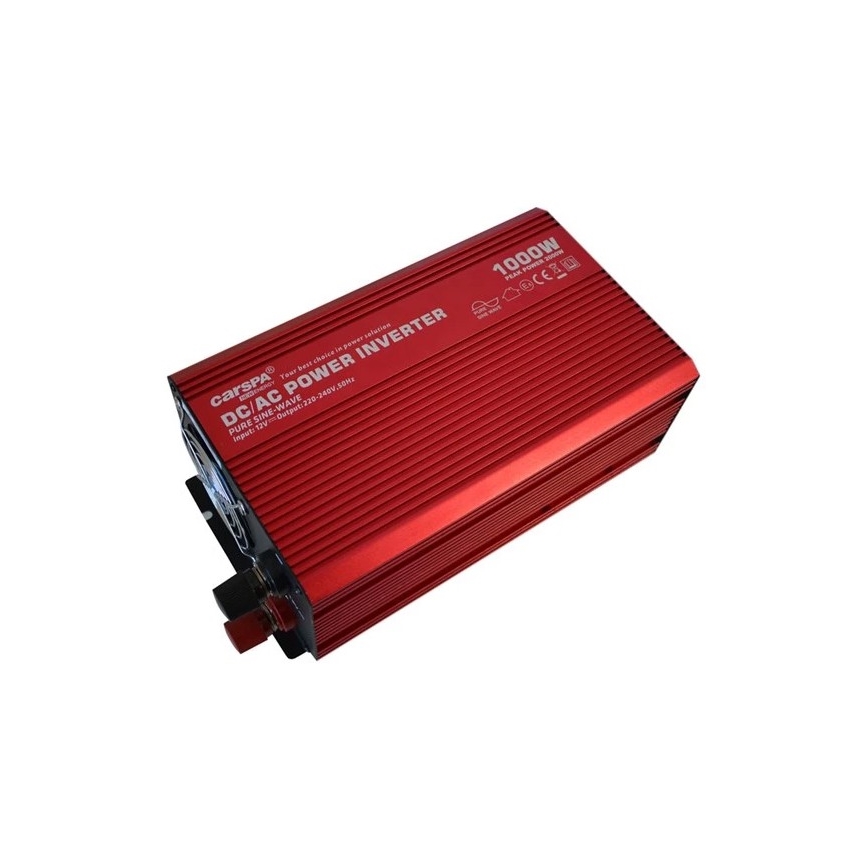 Menič napätia CARSPA 1000W/12/230V + USB