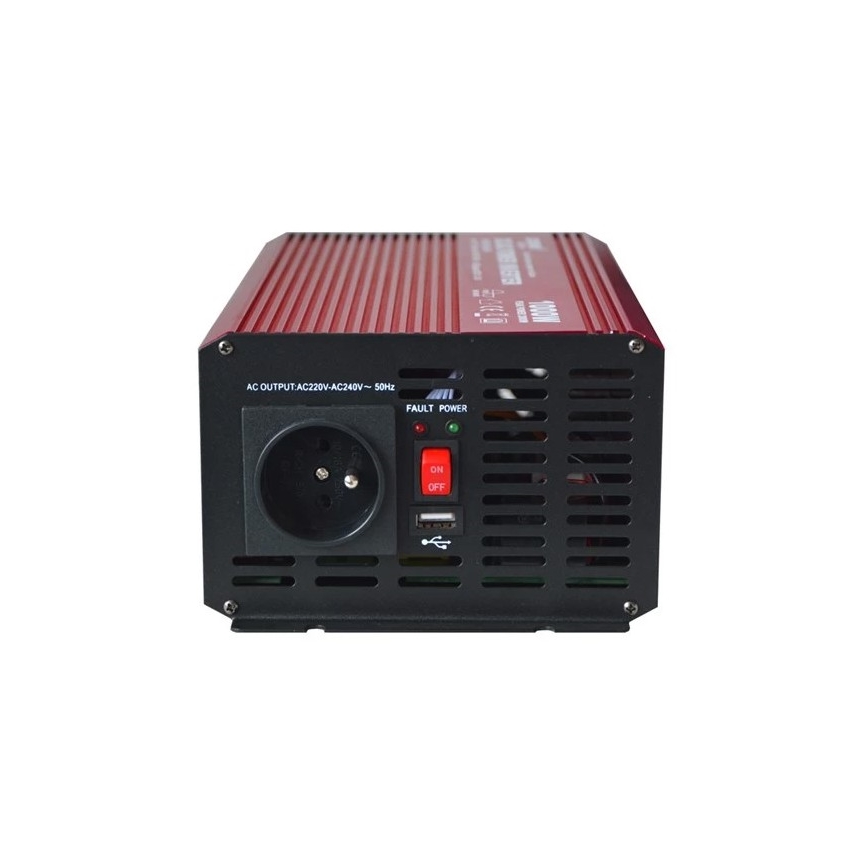 Menič napätia CARSPA 1000W/12/230V + USB