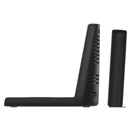 Meteostanica s bezdrôtovým nabíjaním 5V 2xAA + 2xAAA čierna