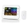 Meteostanica s farebným LCD displejom 230V/3xAAA + 2xAA biela