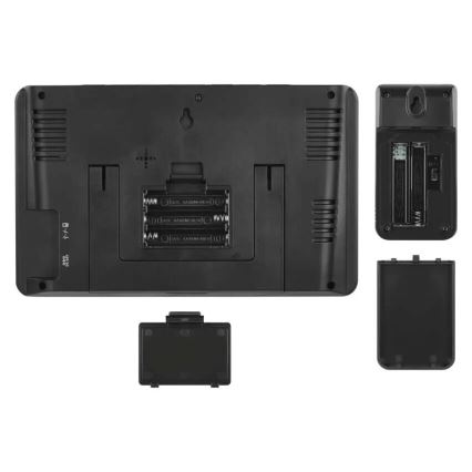 Meteostanica s LCD displejom GoSmart 230V/3xAAA + 2×AAA Wi-Fi Tuya čierna