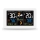 Meteostanica s LCD displejom USB nabíjanie 2xAAA/5V + 2xAAA biela