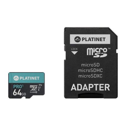 MicroSDXC 64GB U1 Pro 70MB/s + SD adaptér