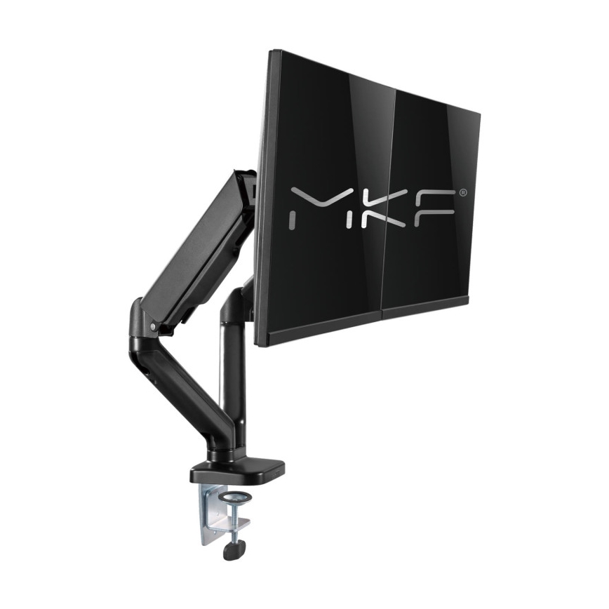 MK FLORIA MKF-21DP113S2 - Nastaviteľný držiak pre dva 32 monitory, čierny