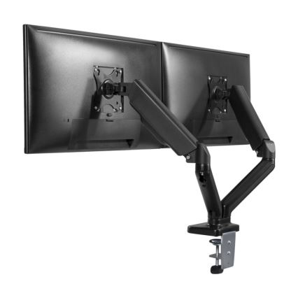 MK FLORIA MKF-21DP113S2 - Nastaviteľný držiak pre dva 32 monitory, čierny