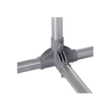 Mobilný stojanový vešiak LINEA strieborný